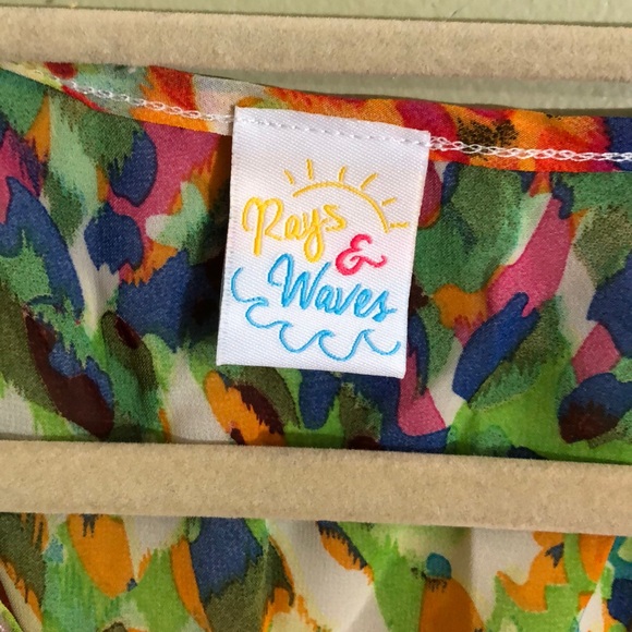 NWT Women’s Chiffon Beach CoverUp with Bag - Picture 2 of 5